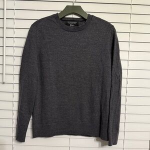 #20) Banana Republic Italian wool charcoal sweater size M